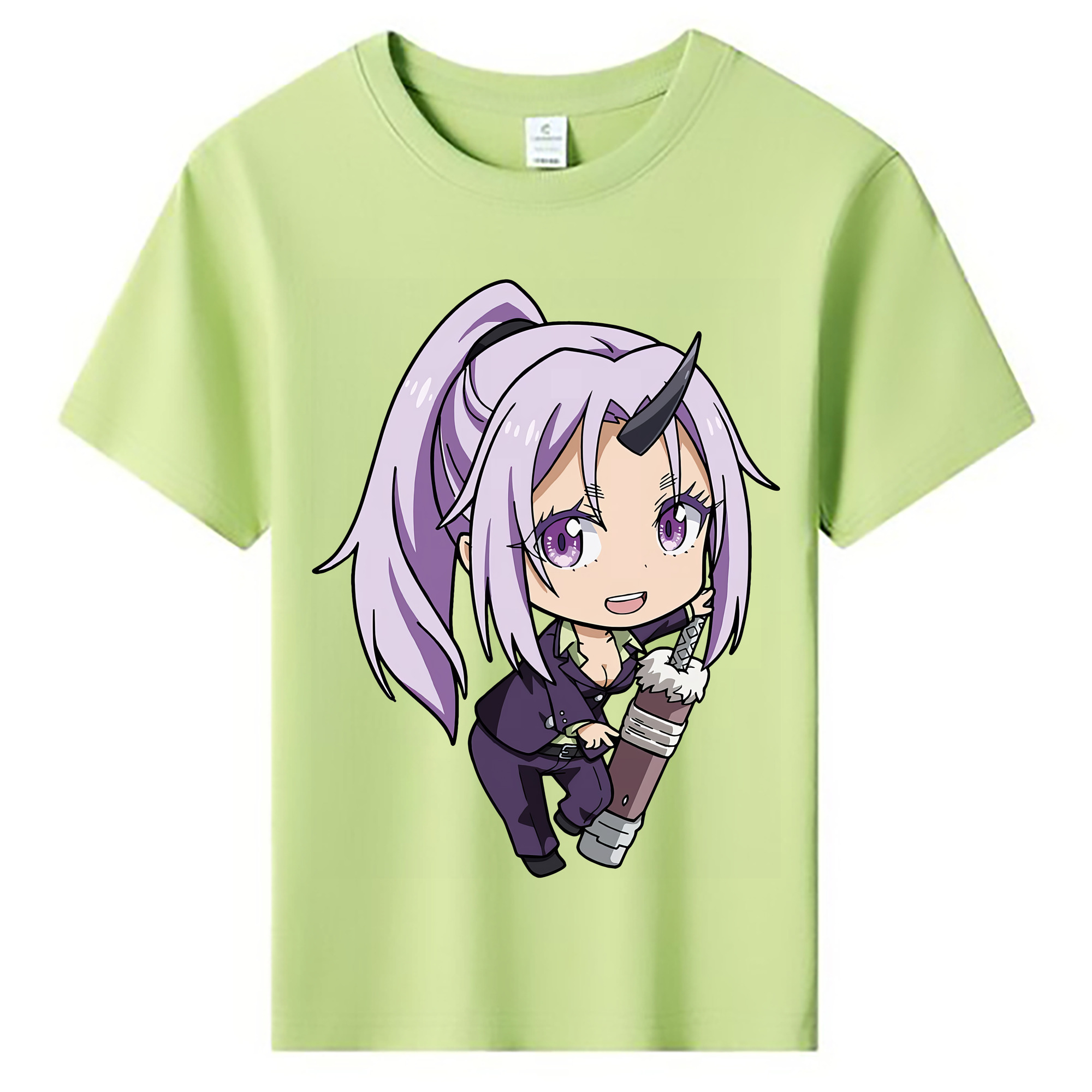 （画像用） 転スラ Regarding Reincarnated to Slime 綿100％キッズTシャツ（フロントプリント）